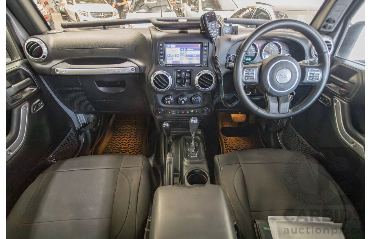 1/2018 Jeep Wrangler Unlimited Overland (4x4) JK MY18 4D Hardtop Billet Silver Metallic V8 5.7L