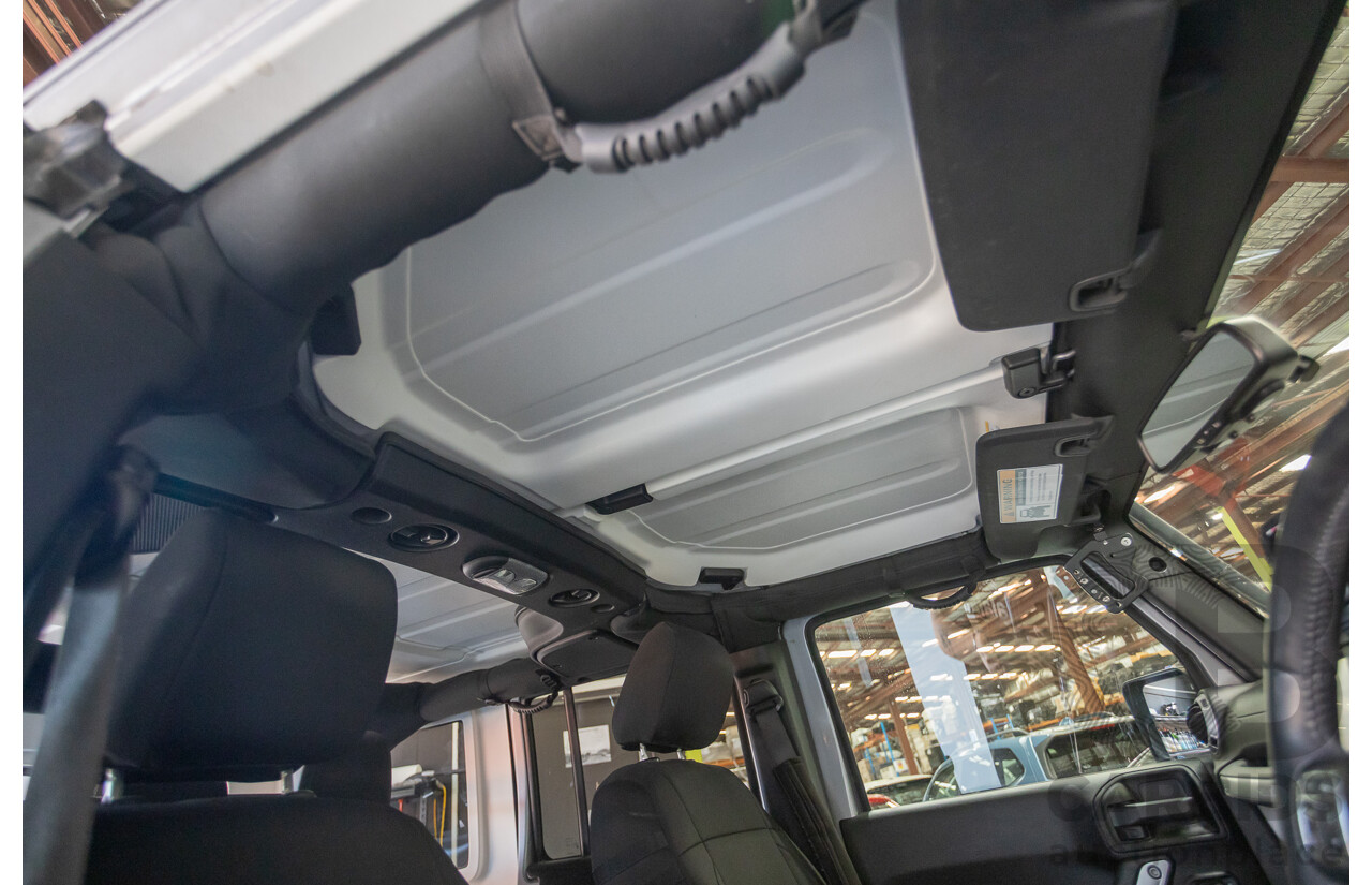 1/2018 Jeep Wrangler Unlimited Overland (4x4) JK MY18 4D Hardtop Billet Silver Metallic V8 5.7L