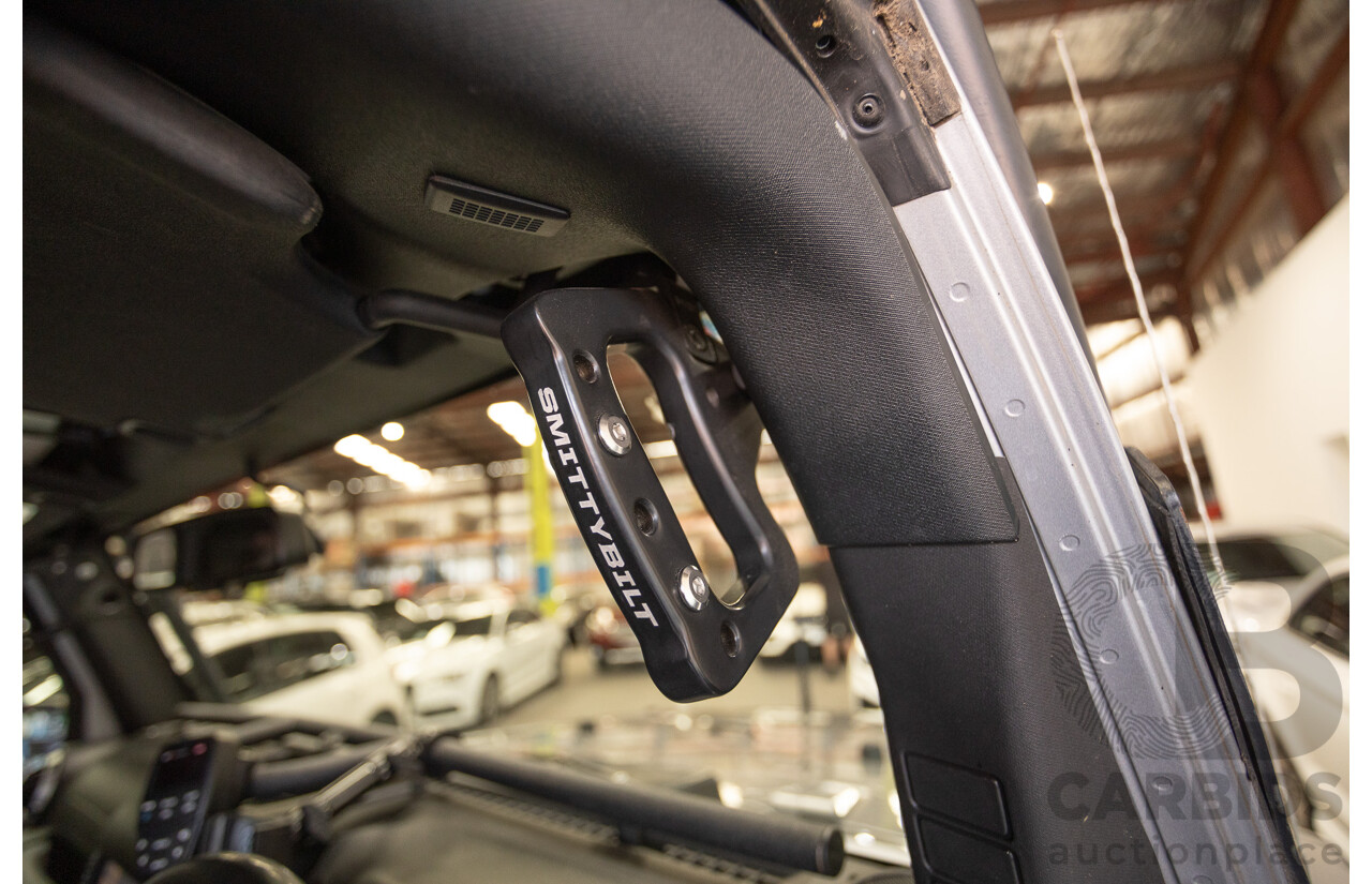 1/2018 Jeep Wrangler Unlimited Overland (4x4) JK MY18 4D Hardtop Billet Silver Metallic V8 5.7L