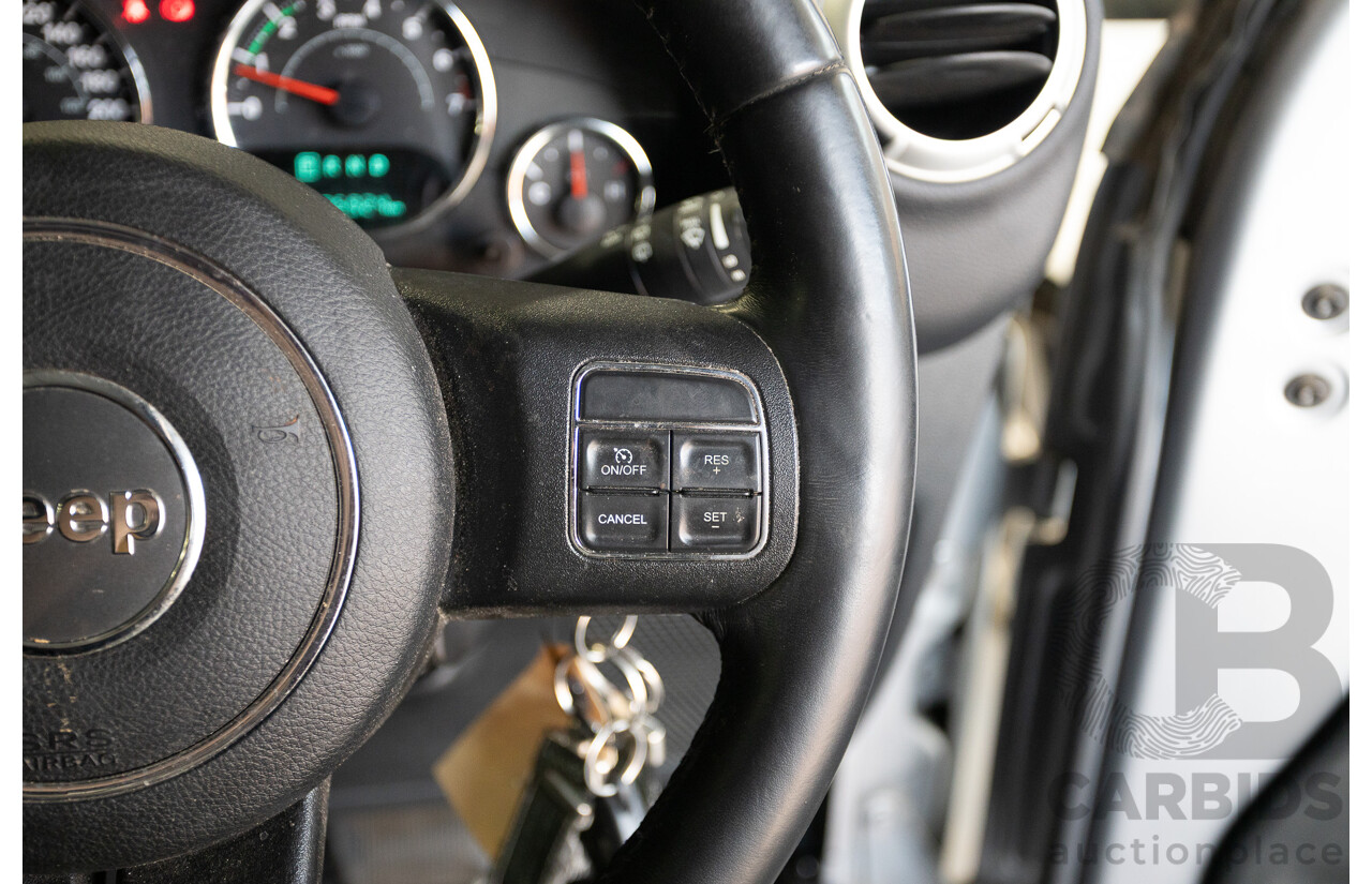 1/2018 Jeep Wrangler Unlimited Overland (4x4) JK MY18 4D Hardtop Billet Silver Metallic V8 5.7L