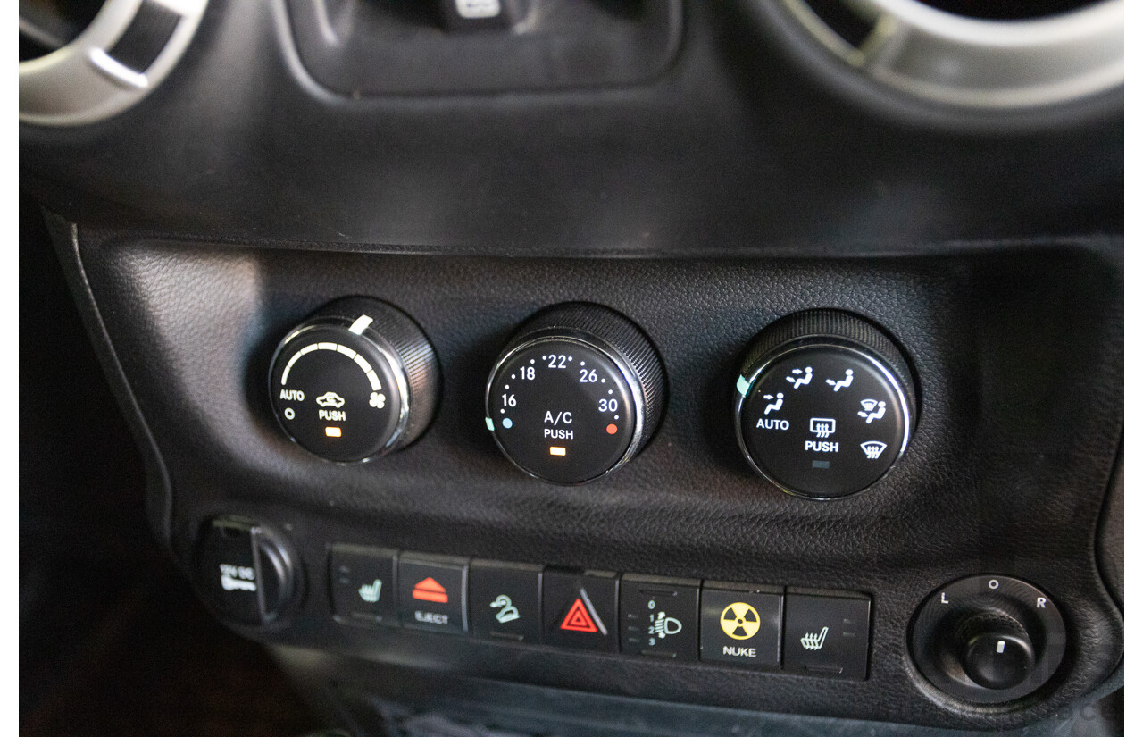 1/2018 Jeep Wrangler Unlimited Overland (4x4) JK MY18 4D Hardtop Billet Silver Metallic V8 5.7L