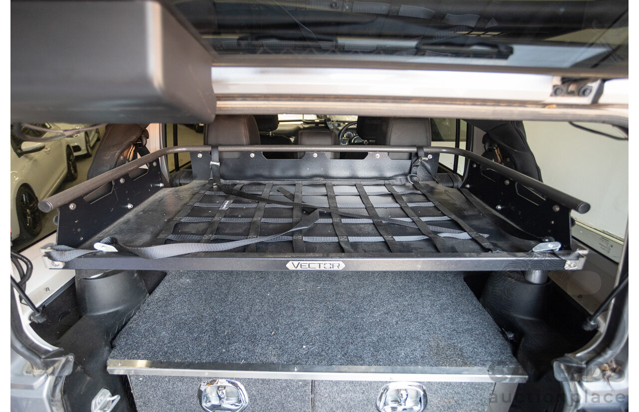 1/2018 Jeep Wrangler Unlimited Overland (4x4) JK MY18 4D Hardtop Billet Silver Metallic V8 5.7L