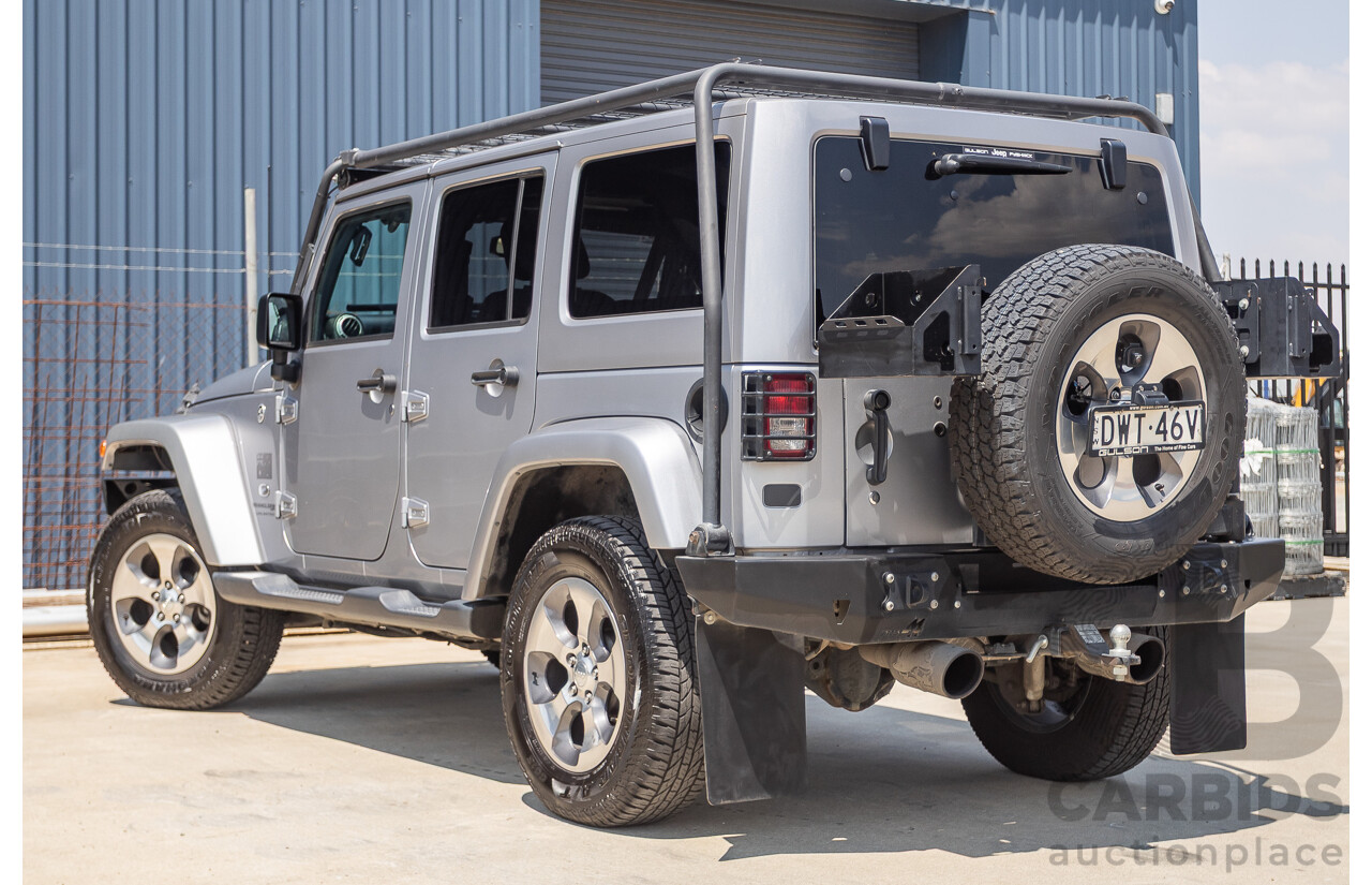 1/2018 Jeep Wrangler Unlimited Overland (4x4) JK MY18 4D Hardtop Billet Silver Metallic V8 5.7L