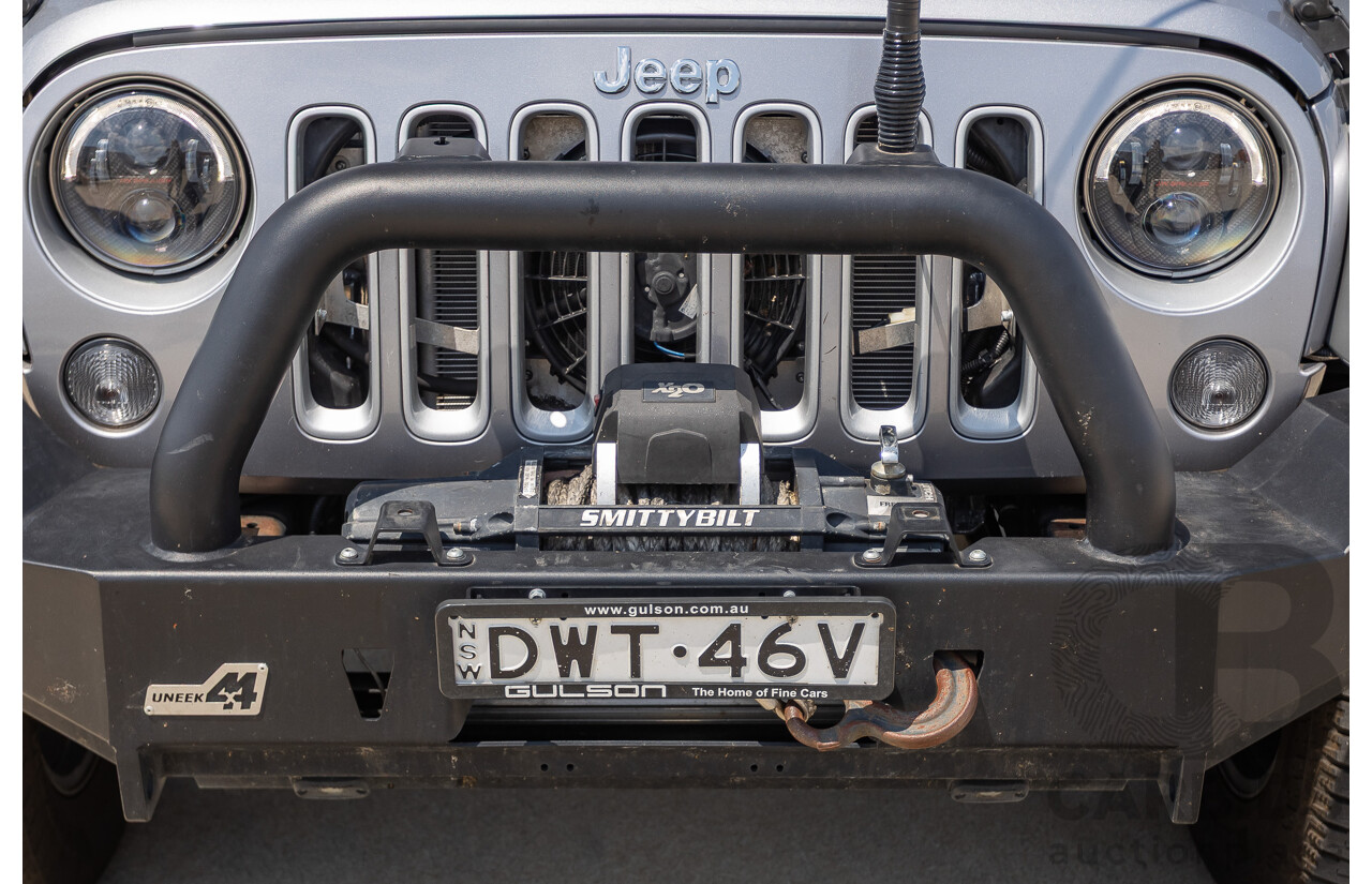 1/2018 Jeep Wrangler Unlimited Overland (4x4) JK MY18 4D Hardtop Billet Silver Metallic V8 5.7L