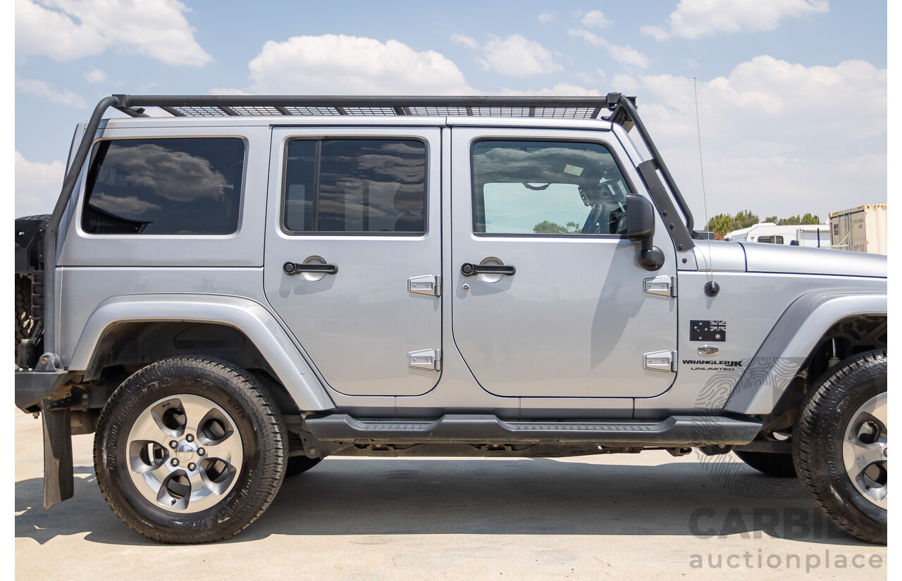 1/2018 Jeep Wrangler Unlimited Overland (4x4) JK MY18 4D Hardtop Billet Silver Metallic V8 5.7L