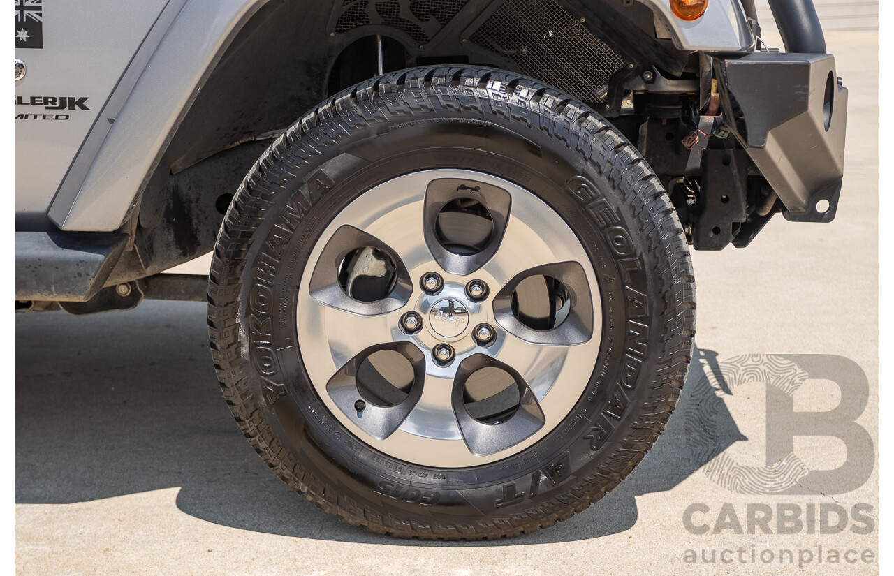 1/2018 Jeep Wrangler Unlimited Overland (4x4) JK MY18 4D Hardtop Billet Silver Metallic V8 5.7L