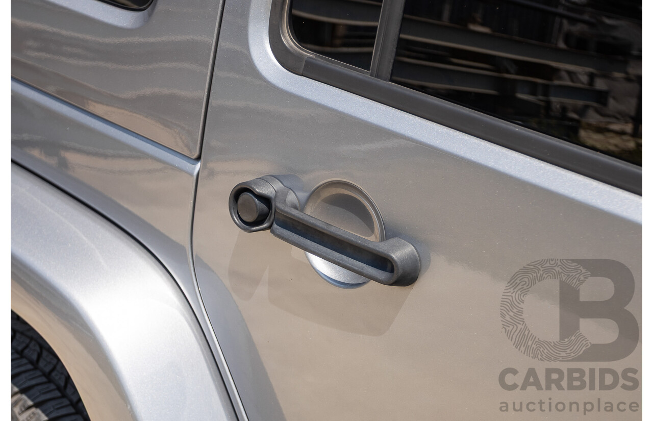 1/2018 Jeep Wrangler Unlimited Overland (4x4) JK MY18 4D Hardtop Billet Silver Metallic V8 5.7L