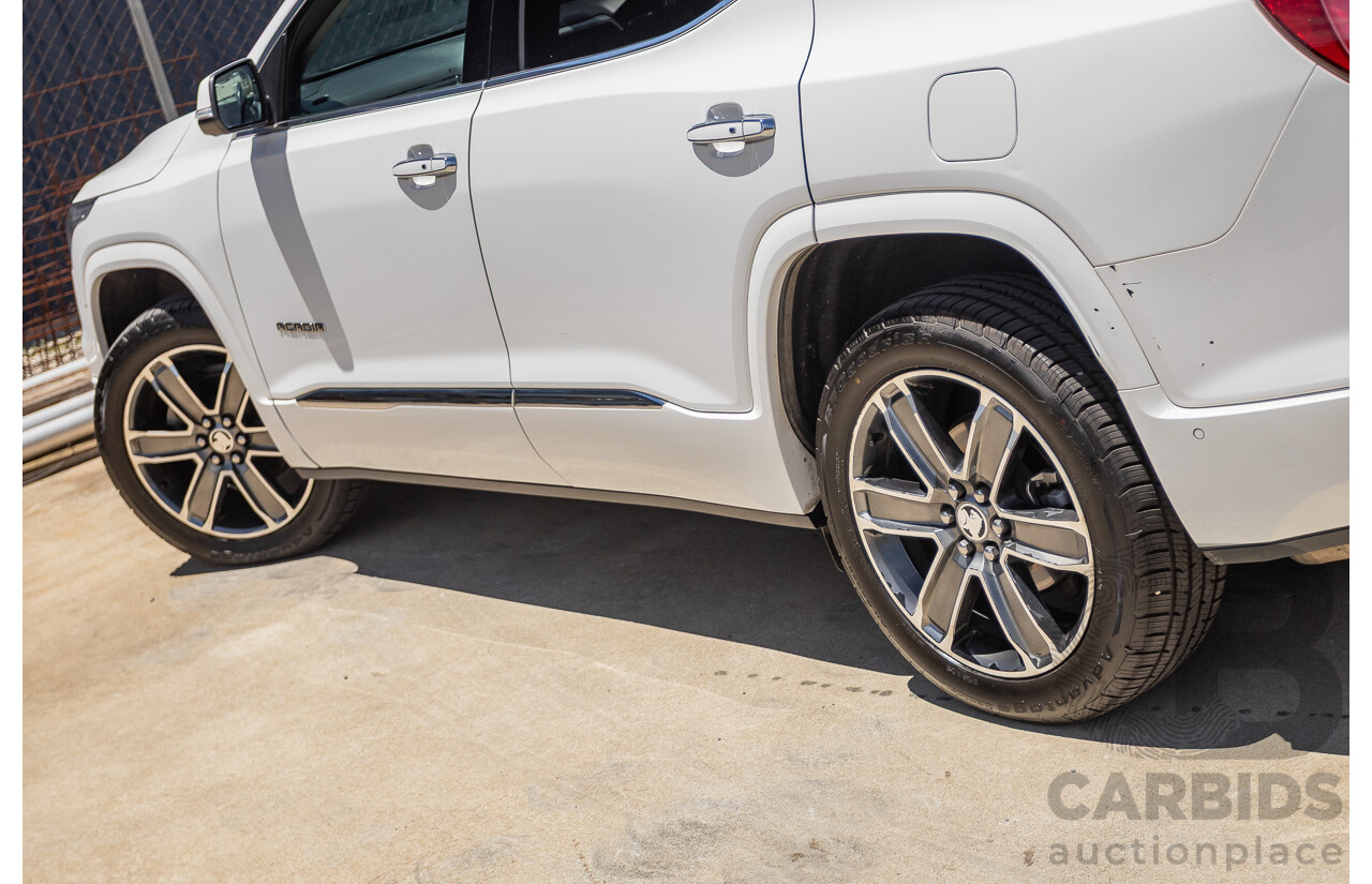 5/2019 Holden Acadia LTZ-V AC MY19 4D Wagon Summit White V6 3.6L - 7 seater