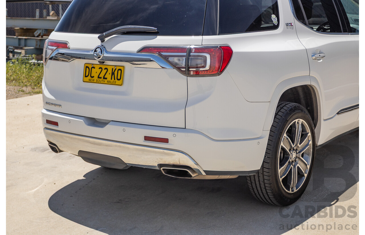 5/2019 Holden Acadia LTZ-V AC MY19 4D Wagon Summit White V6 3.6L - 7 seater