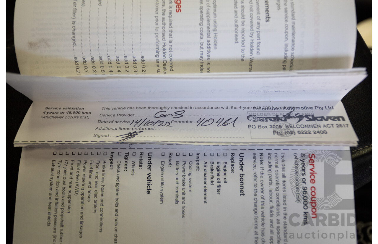 5/2019 Holden Acadia LTZ-V AC MY19 4D Wagon Summit White V6 3.6L - 7 seater