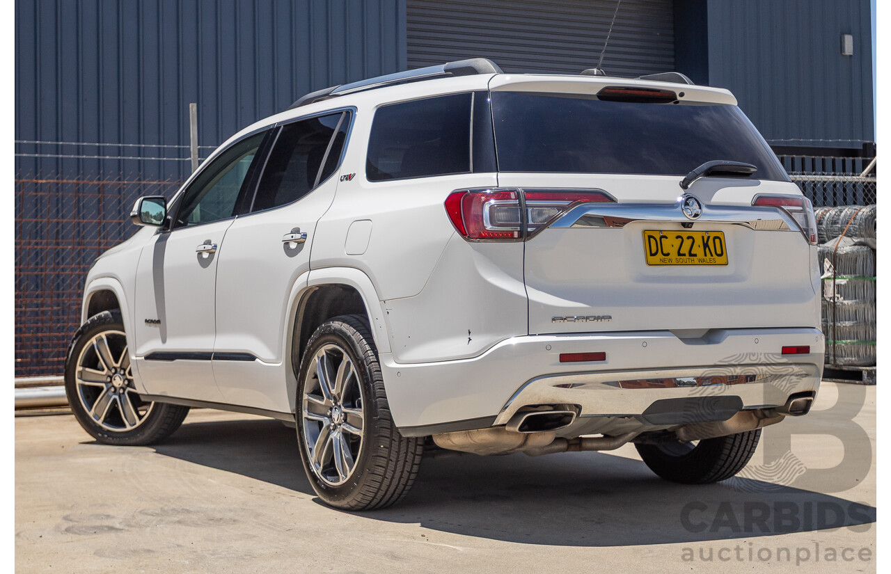 5/2019 Holden Acadia LTZ-V AC MY19 4D Wagon Summit White V6 3.6L - 7 seater