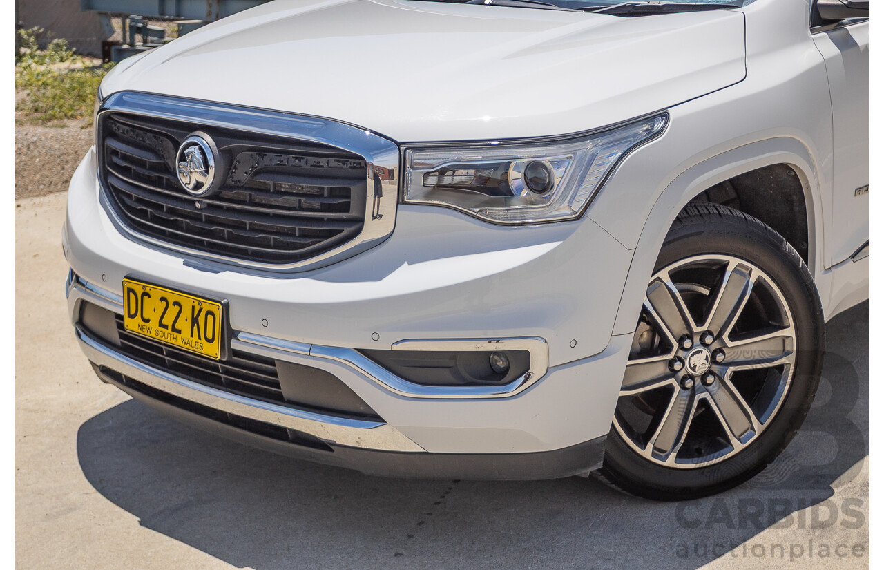 5/2019 Holden Acadia LTZ-V AC MY19 4D Wagon Summit White V6 3.6L - 7 seater