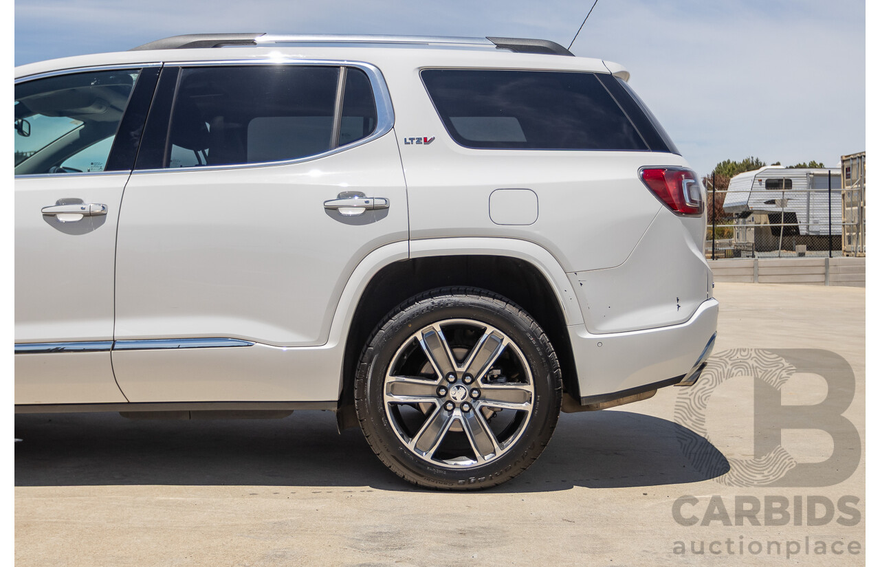 5/2019 Holden Acadia LTZ-V AC MY19 4D Wagon Summit White V6 3.6L - 7 seater