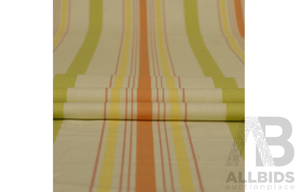 Summer Stripes – Spanish Cotton - Width: 140cm - 15 Metres - RRP$38.40 per Metre