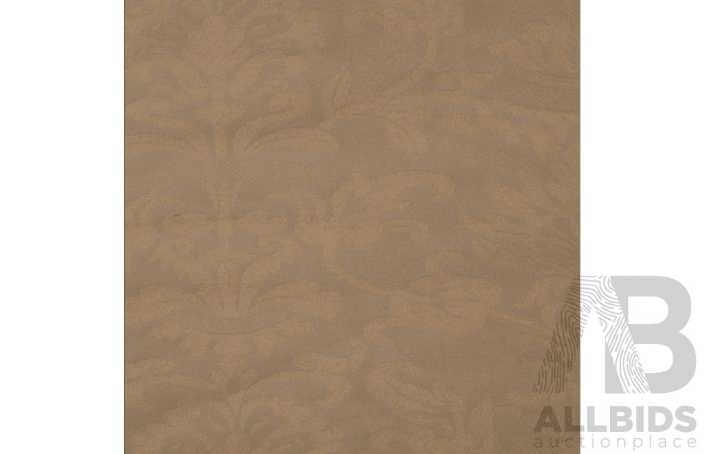 Apricot Damask – Polyester - Width: 140cm - 19 Metres - RRP$43.00 per Metre