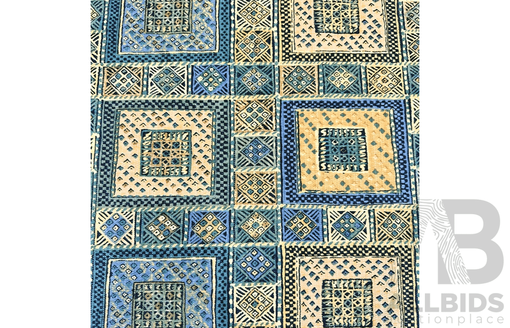 English Blue – Cotton - Width: 140cm - 37 Metres - RRP$57.00 per METRE