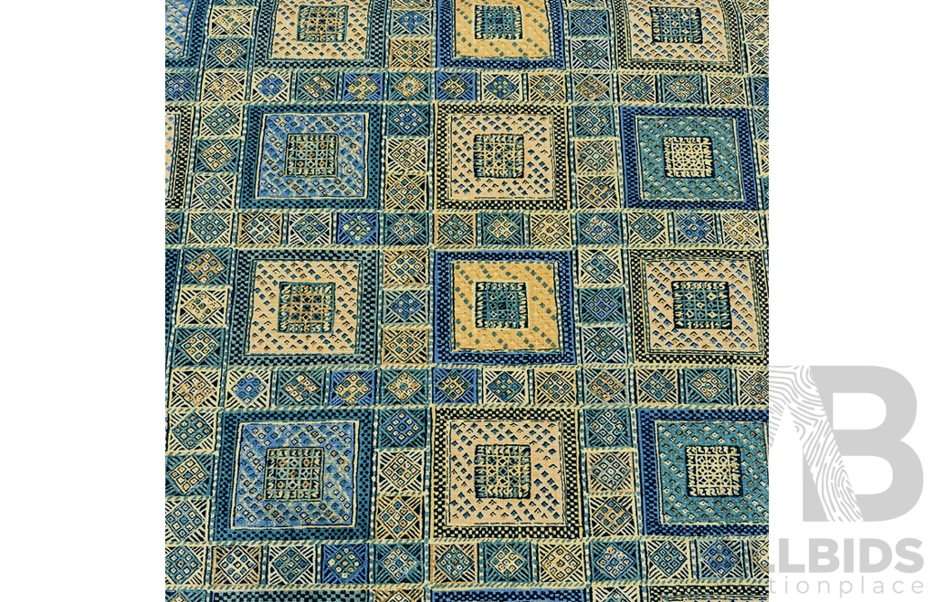 English Blue – Cotton - Width: 140cm - 37 Metres - RRP$57.00 per METRE