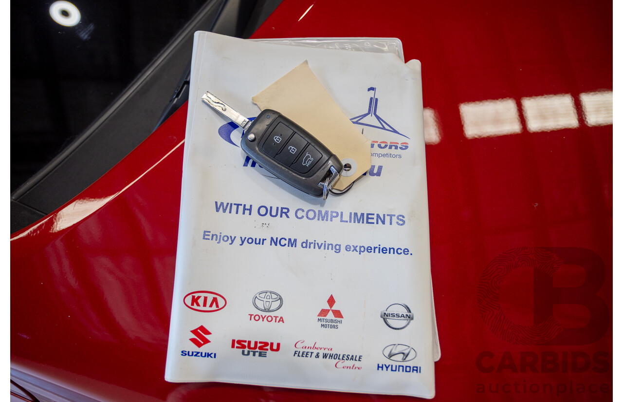 01/2018 Hyundai I30 Active PD 4D Hatchback Red 2.0L