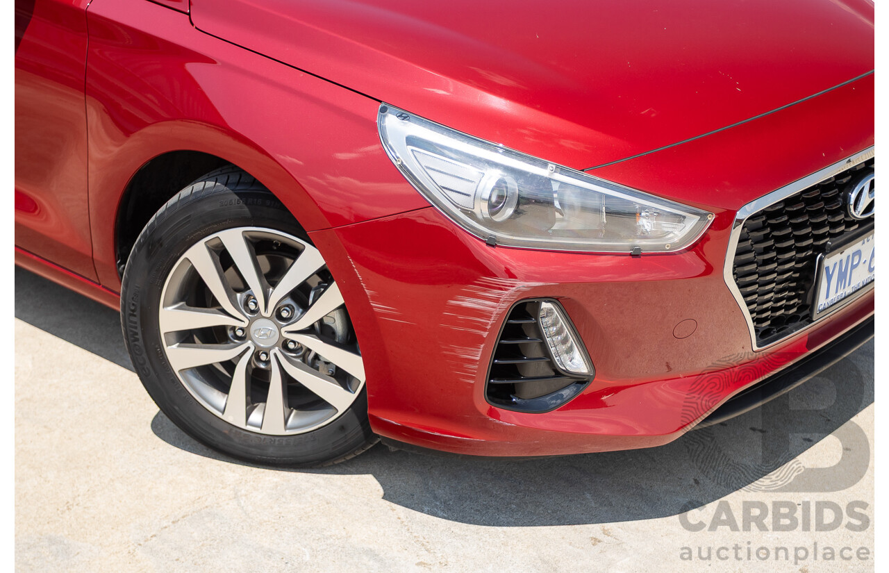 01/2018 Hyundai I30 Active PD 4D Hatchback Red 2.0L