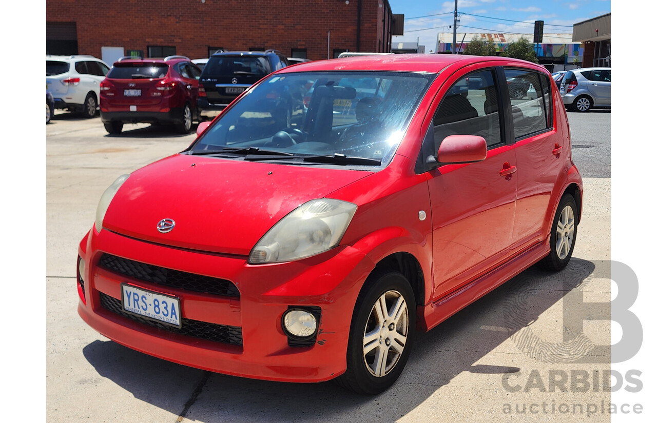 1/2007 Daihatsu Sirion GTvi  5d Hatchback Red 1.3L