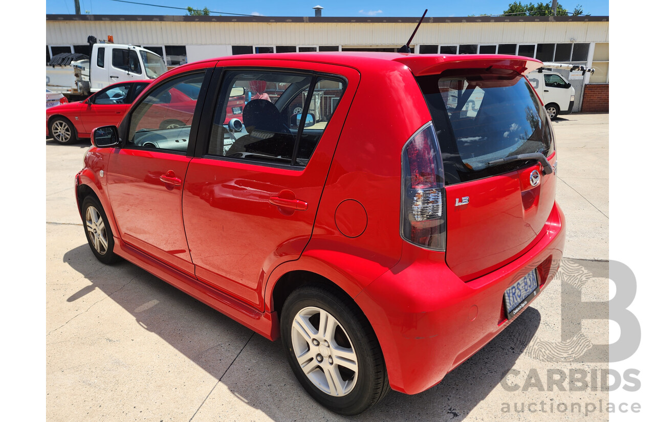 1/2007 Daihatsu Sirion GTvi  5d Hatchback Red 1.3L