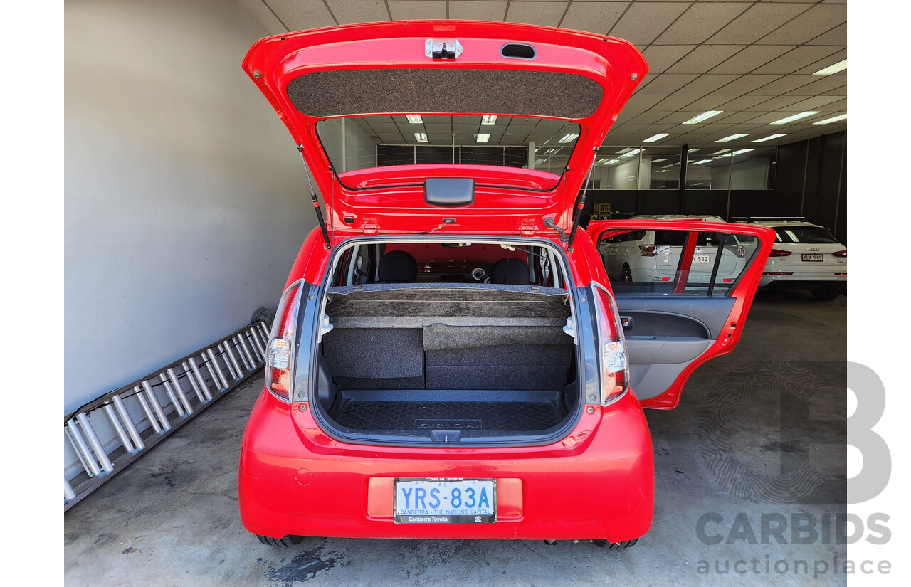 1/2007 Daihatsu Sirion GTvi  5d Hatchback Red 1.3L