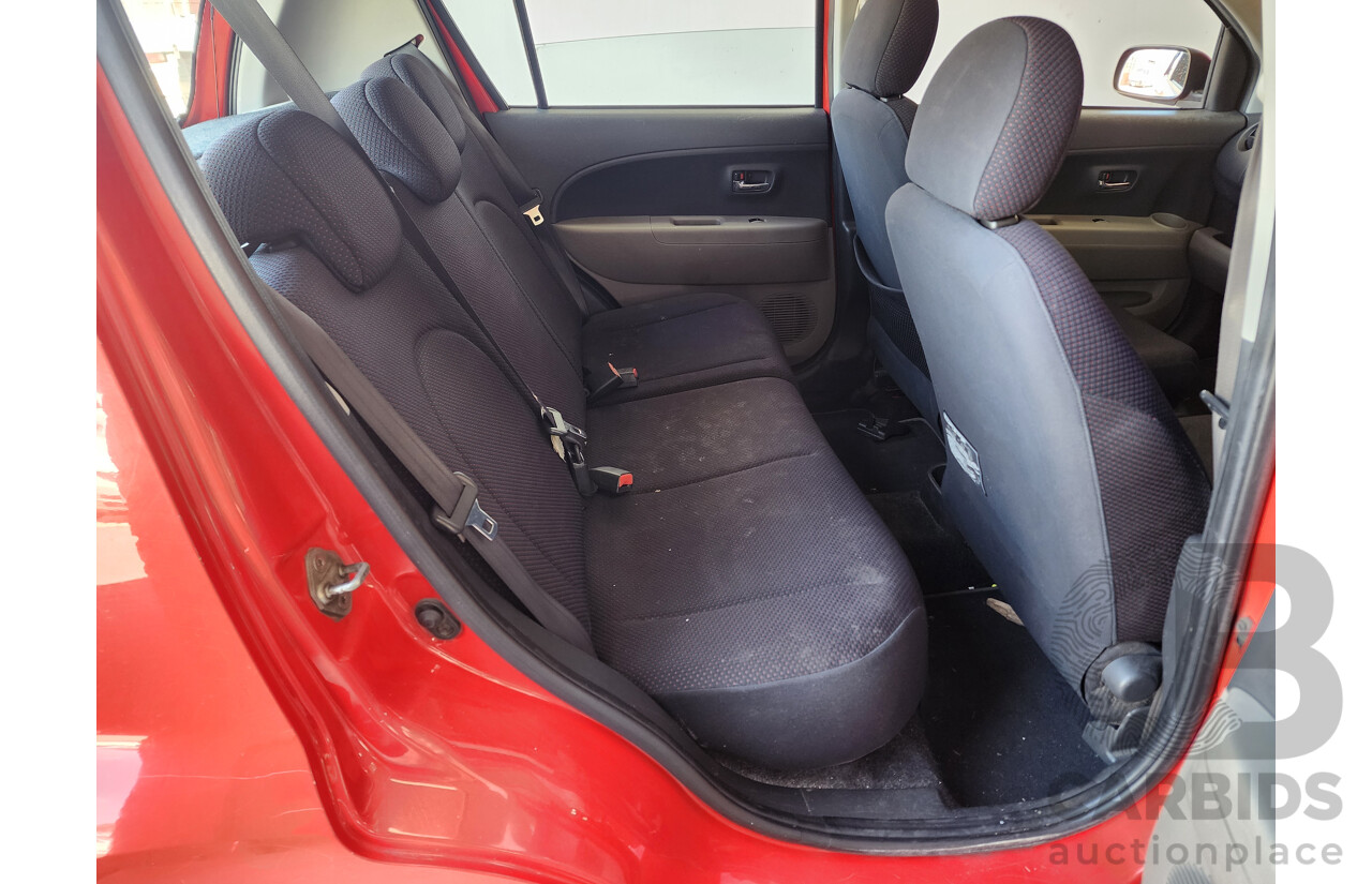 1/2007 Daihatsu Sirion GTvi  5d Hatchback Red 1.3L