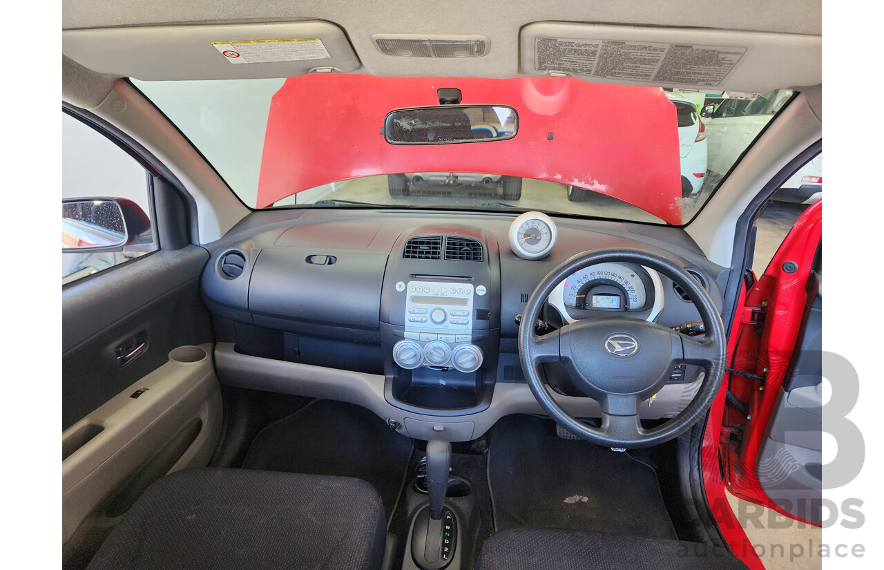 1/2007 Daihatsu Sirion GTvi  5d Hatchback Red 1.3L