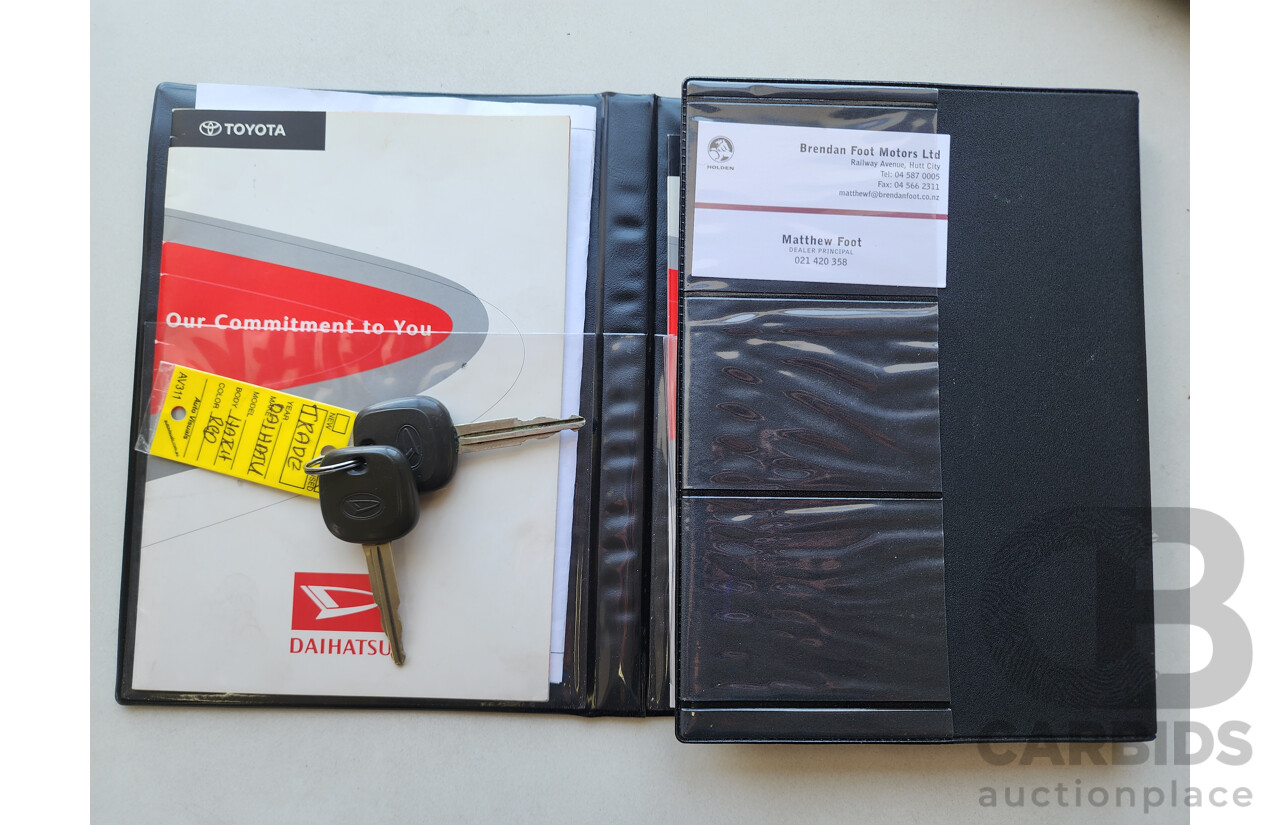 1/2007 Daihatsu Sirion GTvi  5d Hatchback Red 1.3L