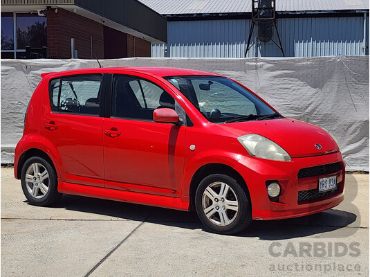 1/2007 Daihatsu Sirion GTvi  5d Hatchback Red 1.3L