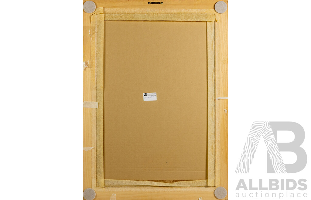 Artur Lakatos, Untitled Portrait, 58cm X 37cm Pastel on Paper, Framed 67cm X 56cm