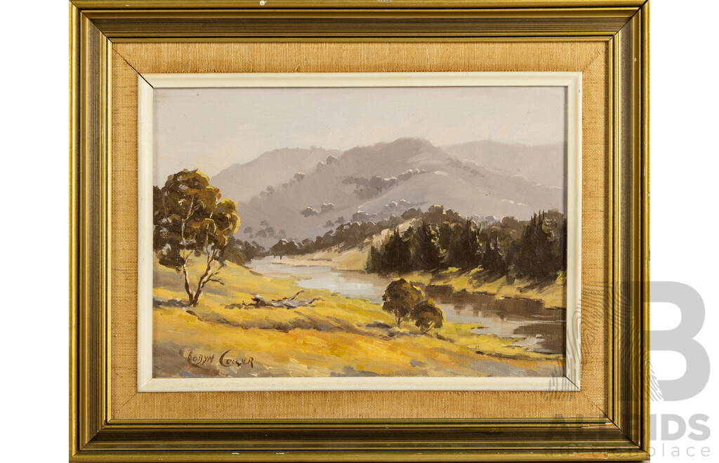 Robyn Collier, Sofala Afternoon, 36cm X 25.5cm Oil on Board, Framed 48cm X 38cm