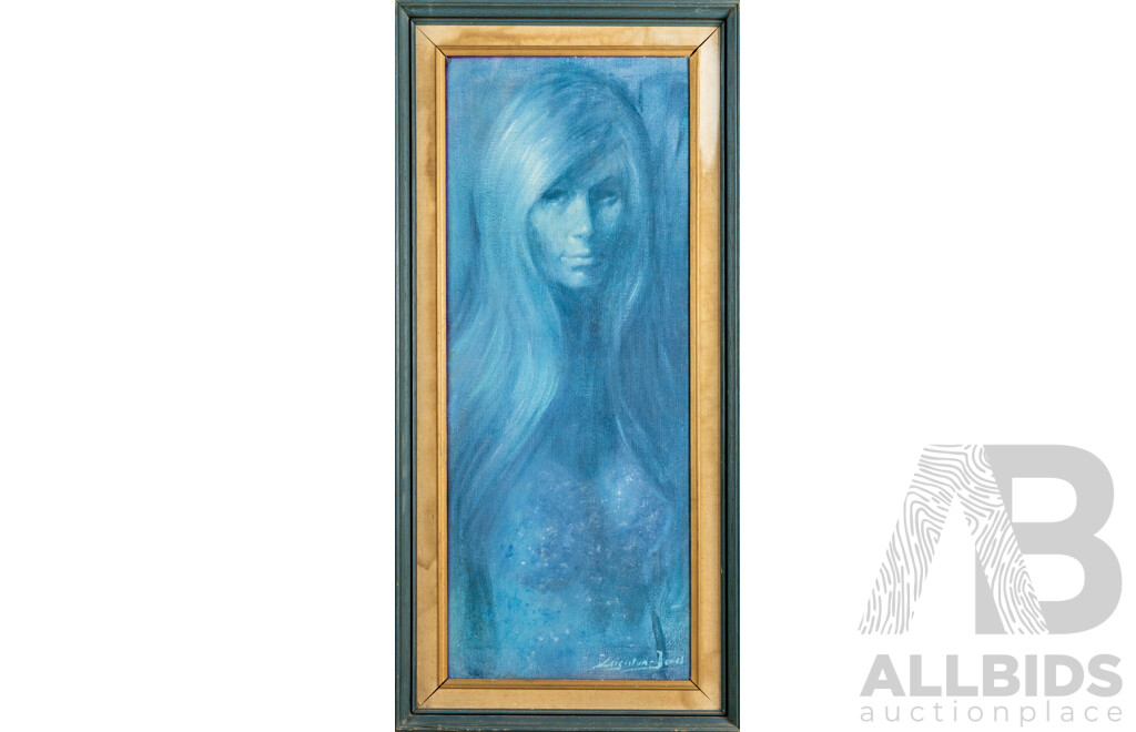 Barry Leighton-Jones, Juliette, Circa 1960-70, 86cm x 41cm Acrylic on Masonite