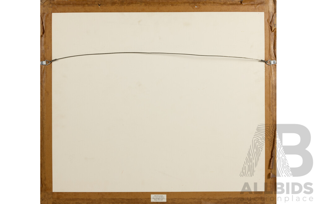 Maxwell Christopher Richard Ragless, Untitled Port Scene, 43cm X 33cm Watercolour, Framed 63.5cm X 55cm