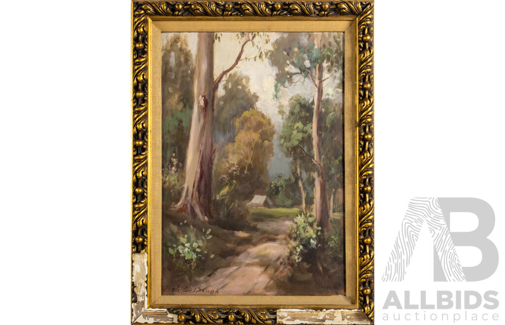 William Delafield Cook (Australian, 1861-1931), Antique Oil on Canvas, 62 x 46 cm (frame)