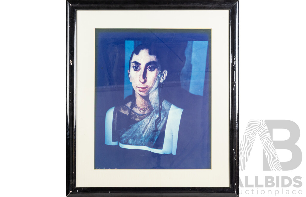 Regis Lansac (OAM), (20th Century, French-Born Australian, 1947-) Fayoum Lady, (1990), Signed & Editioned Type C Photograph, Edition 1 of 5, 82 x 72 cm (frame)