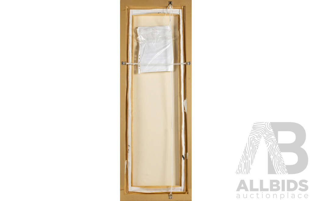 Chern'ee Sutton, Yaruwala Kuntarra, 2017, 40cm X 121cm, Acrylic on Canvas, Gallery COA