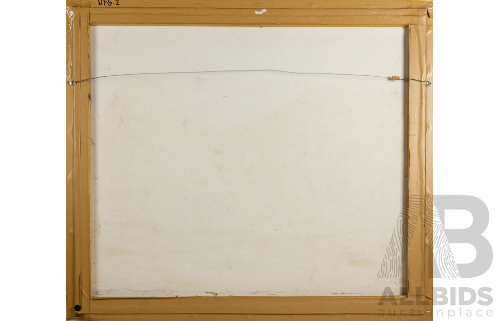 Mark Davis, Abstract Landscape, 1991, 101cm X 88cm, Oil on Canvas