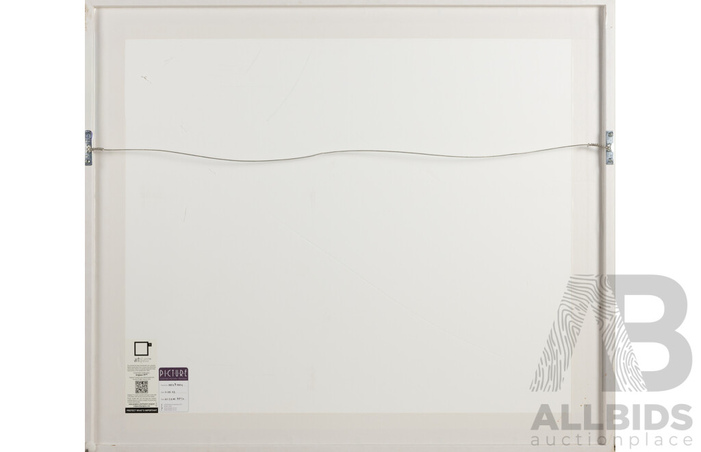 Ildikó Kovács, Wandering Line, 69cm x 50cm Mixed Media, Framed 70cm x 80cm