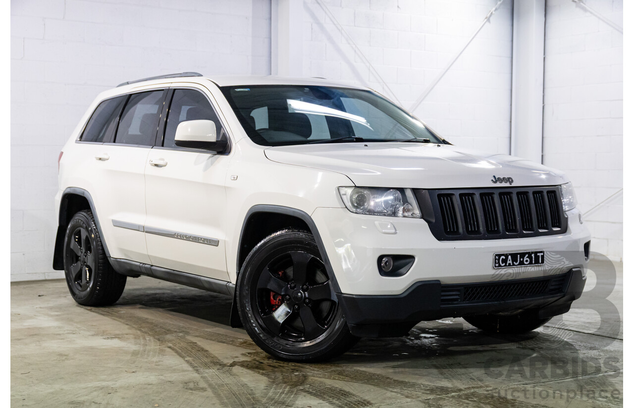 2/2012 Jeep Grand Cherokee Laredo (4x4) WK 4d Wagon Bright White V6 3.6L