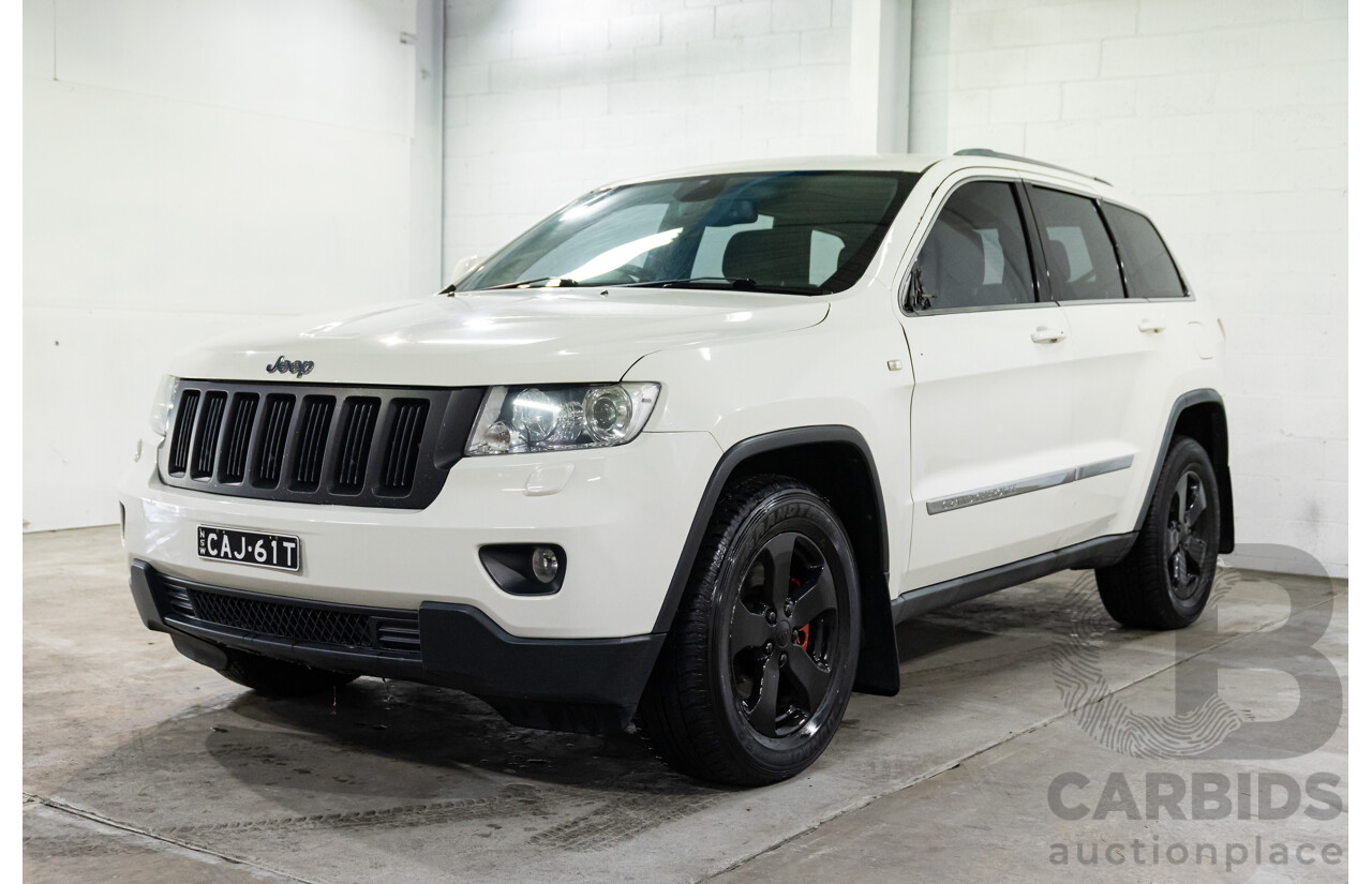 2/2012 Jeep Grand Cherokee Laredo (4x4) WK 4d Wagon Bright White V6 3.6L