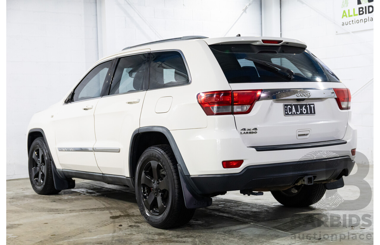 2/2012 Jeep Grand Cherokee Laredo (4x4) WK 4d Wagon Bright White V6 3.6L