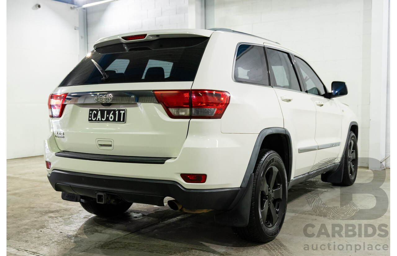 2/2012 Jeep Grand Cherokee Laredo (4x4) WK 4d Wagon Bright White V6 3.6L