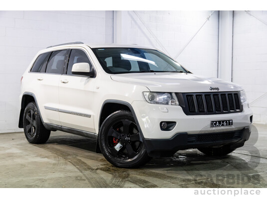2/2012 Jeep Grand Cherokee Laredo (4x4) WK 4d Wagon Bright White V6 3.6L