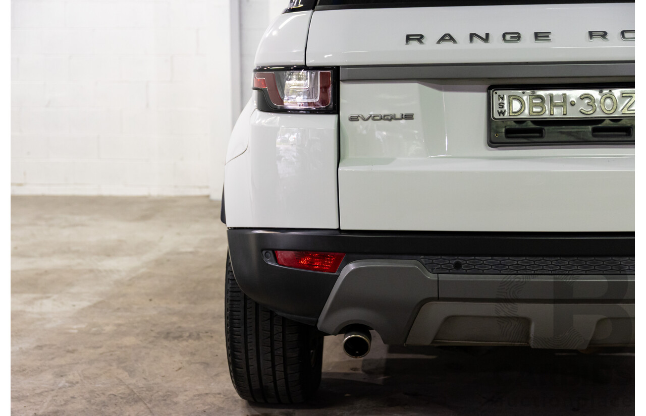 10/2015 Range Rover Evoque Td4 180 SE AWD LV MY16 5D Wagon Fuji White 2.0L