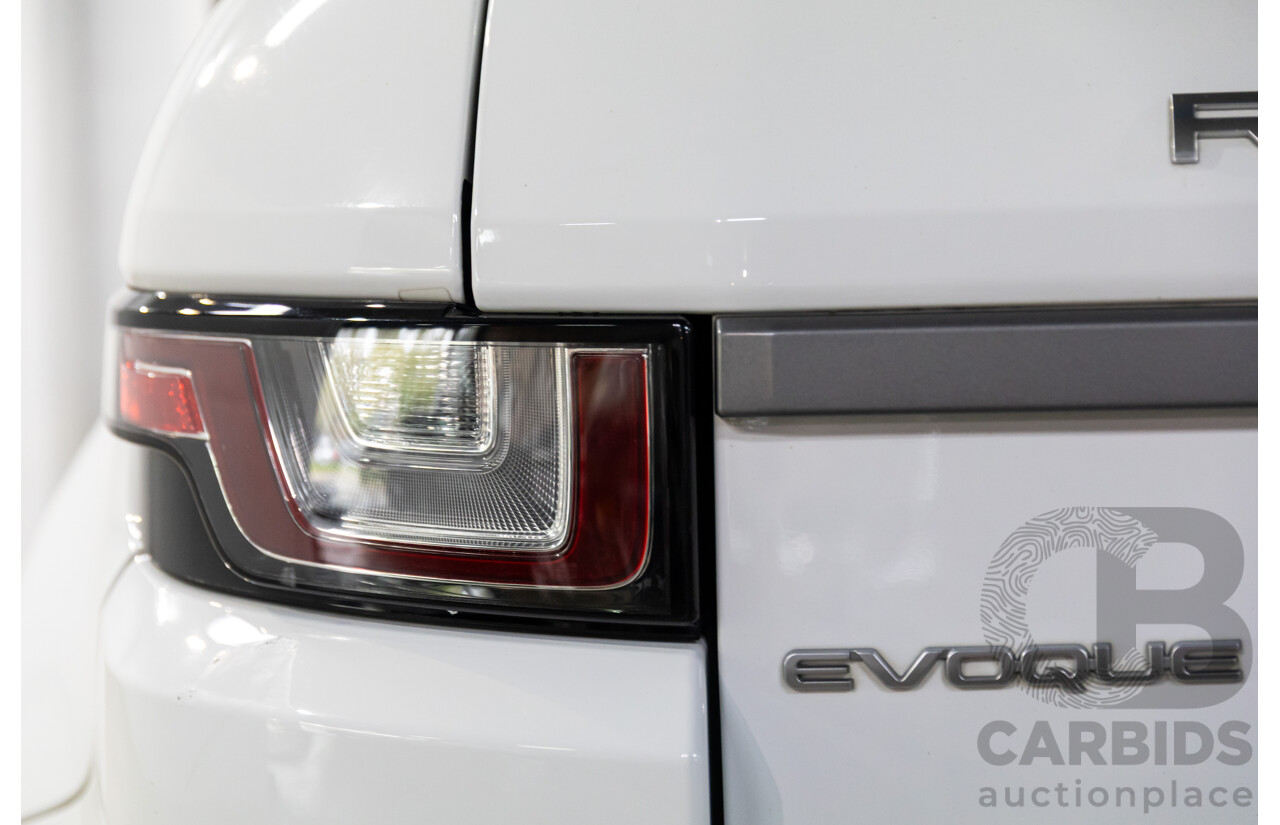 10/2015 Range Rover Evoque Td4 180 SE AWD LV MY16 5D Wagon Fuji White 2.0L