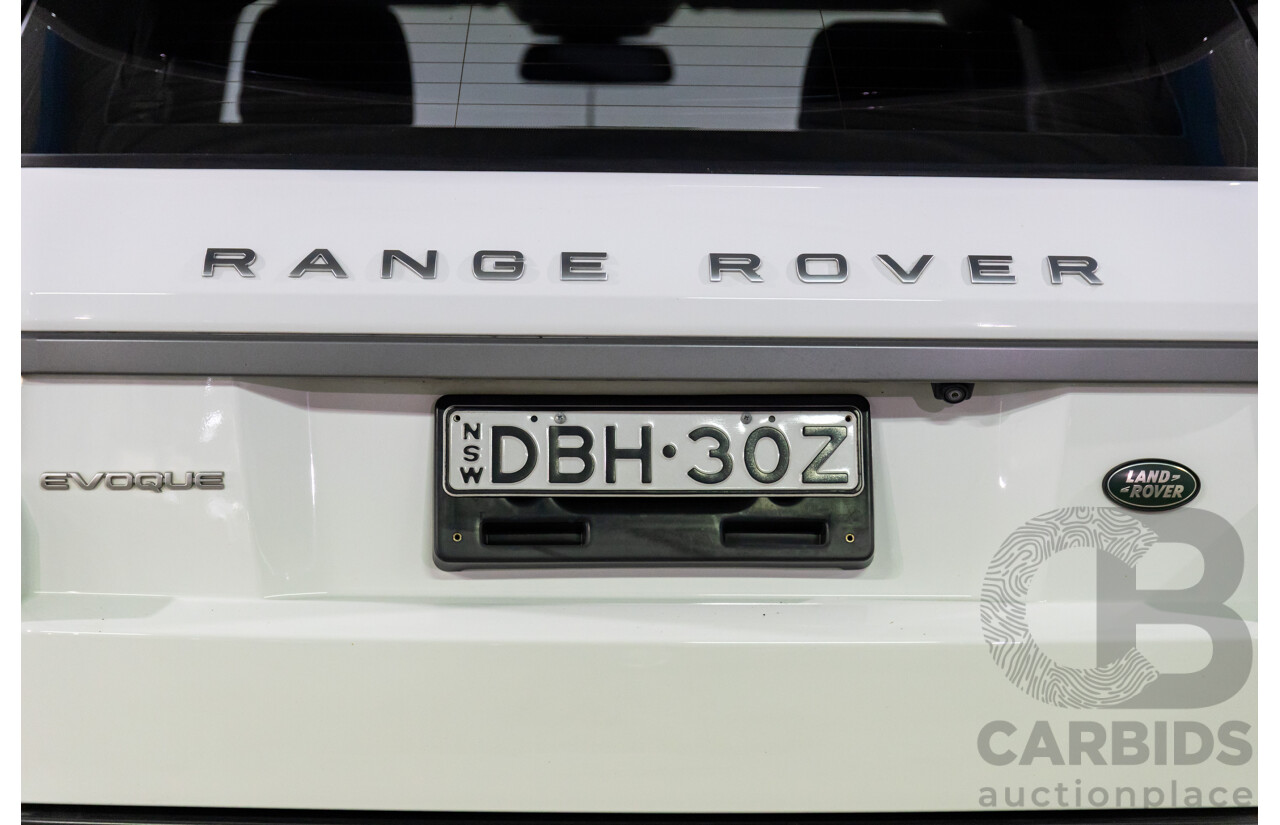 10/2015 Range Rover Evoque Td4 180 SE AWD LV MY16 5D Wagon Fuji White 2.0L