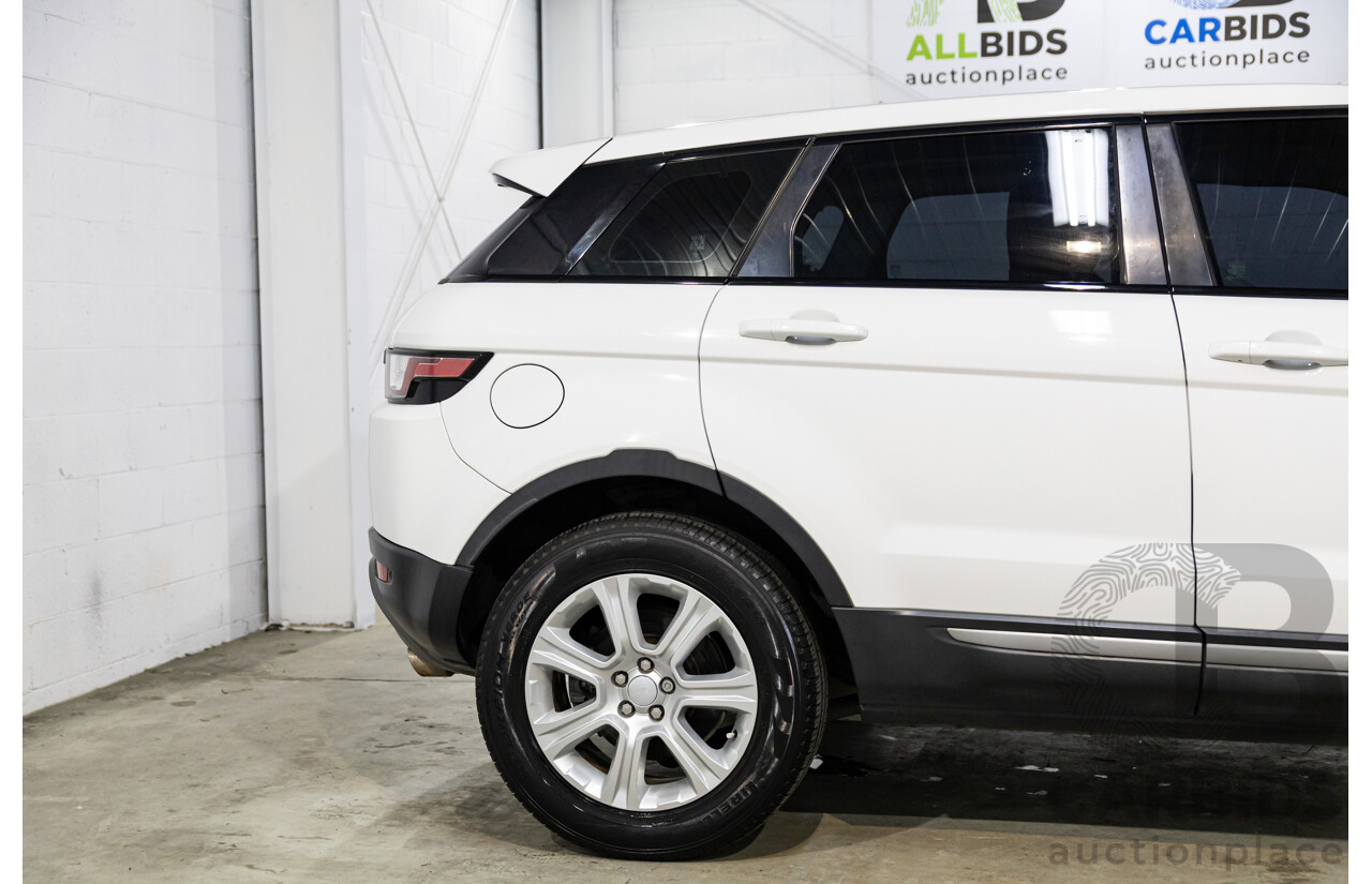 10/2015 Range Rover Evoque Td4 180 SE AWD LV MY16 5D Wagon Fuji White 2.0L