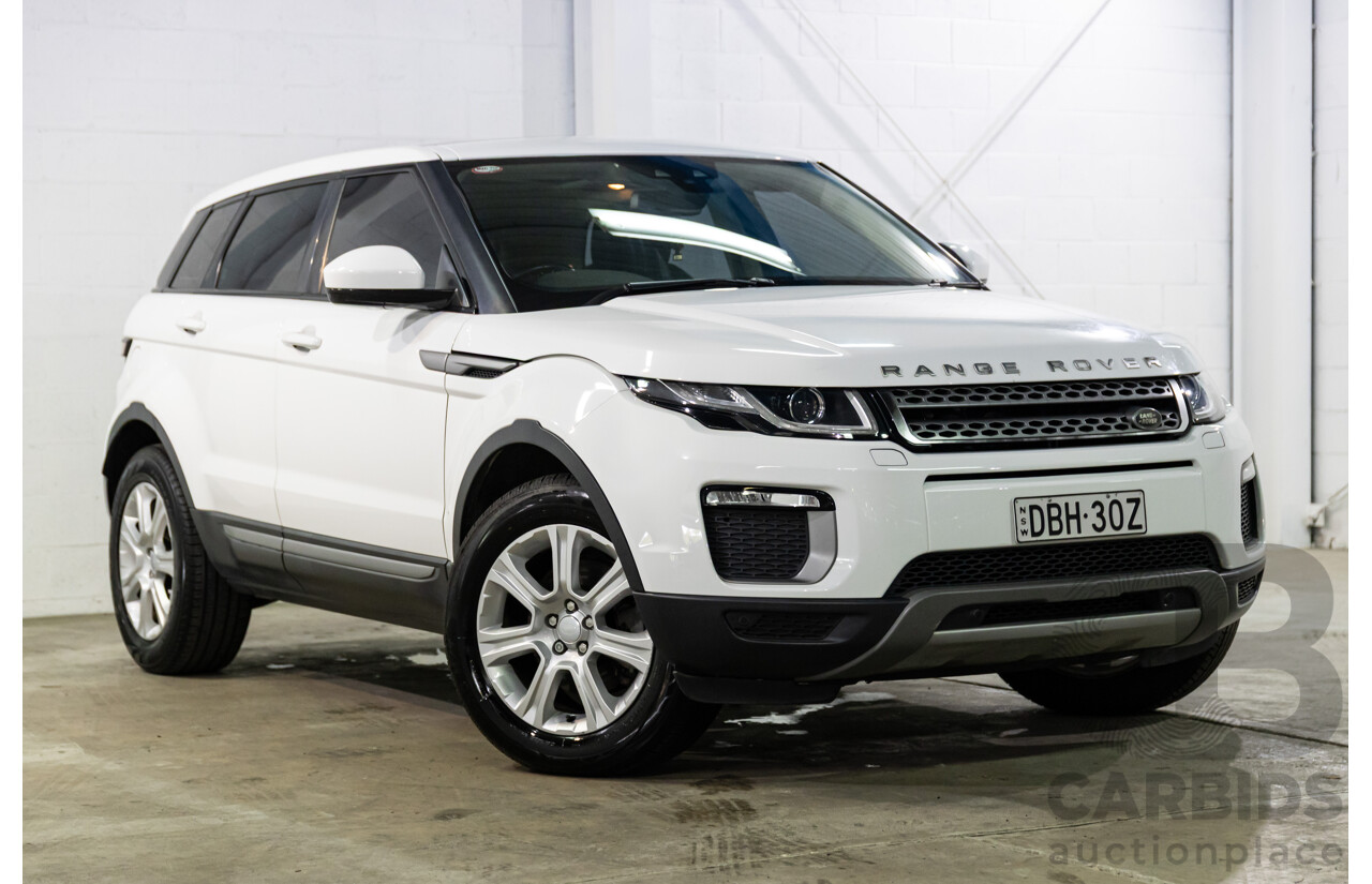 10/2015 Range Rover Evoque Td4 180 SE AWD LV MY16 5D Wagon Fuji White 2.0L