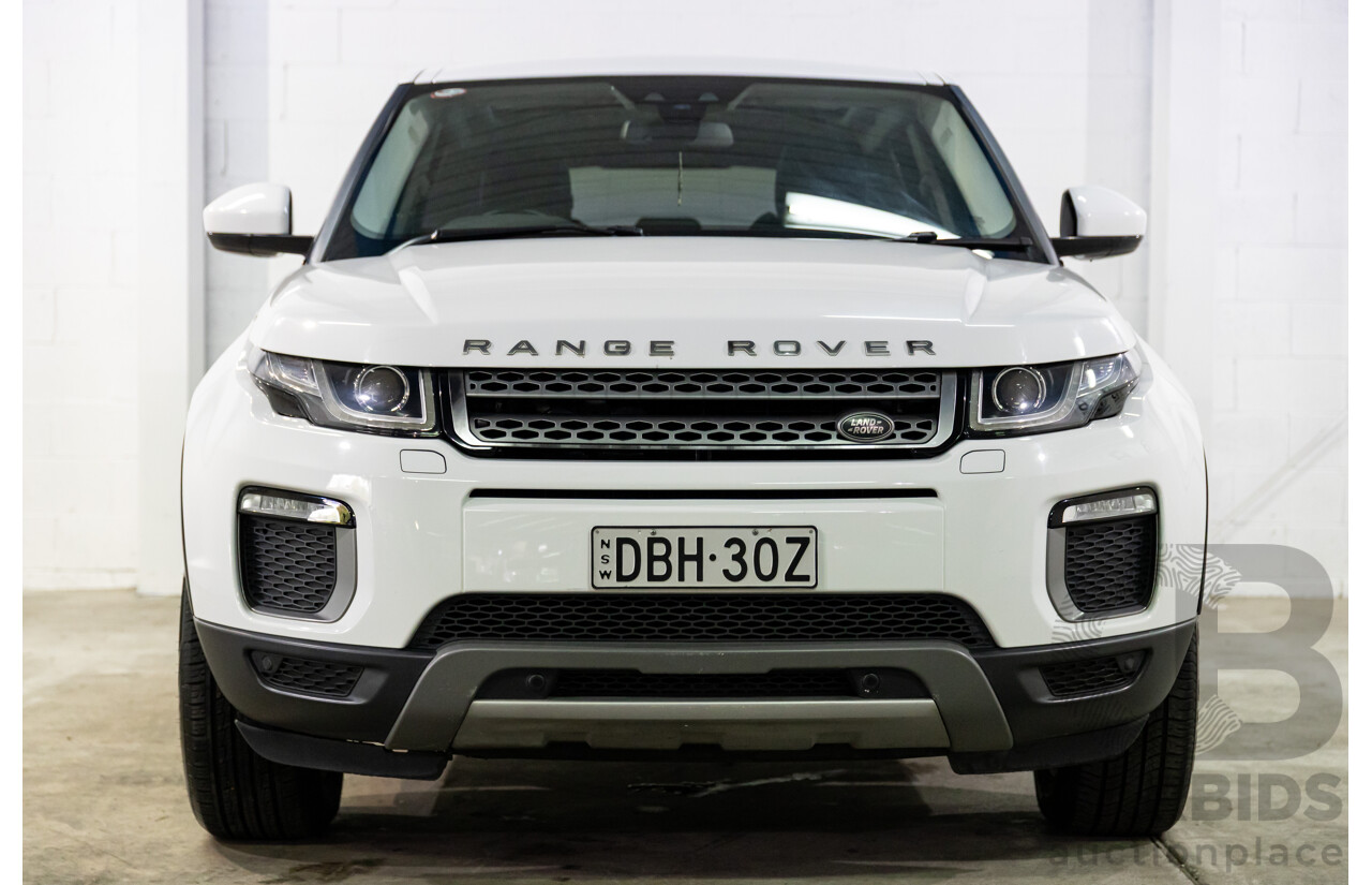 10/2015 Range Rover Evoque Td4 180 SE AWD LV MY16 5D Wagon Fuji White 2.0L